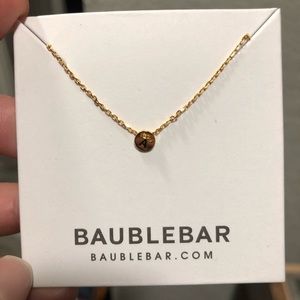 Gold A necklace